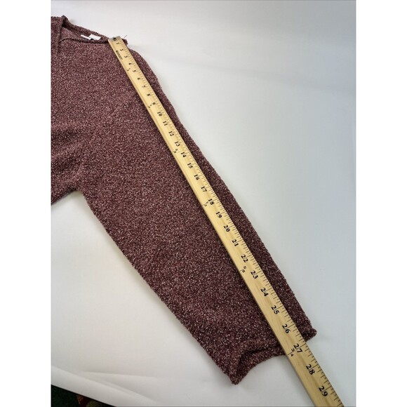 Columbia Speckled Pullover Sweater Burgundy Maroon V-Neck Stretch Womens 2X - Picture 11 of 11